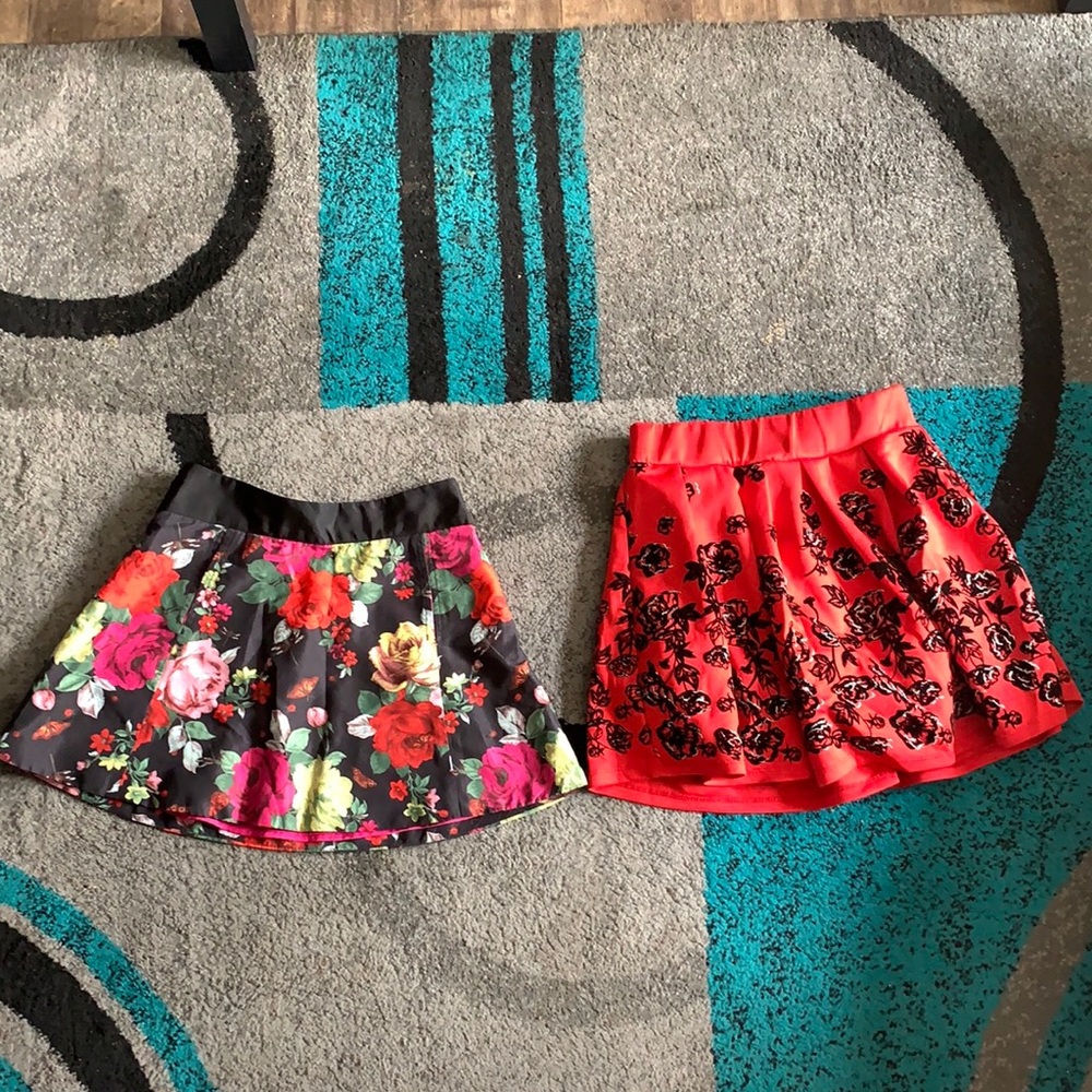 Two girl skirts
